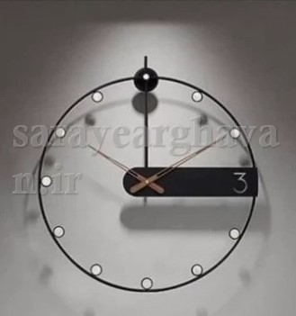 ساعت دیواری مدرن فلزی، کدH159