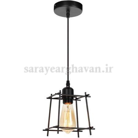 لوستر آویز مدرن فلزی تک شعله طراحی خاص و شیک (قیمت تکی)A129