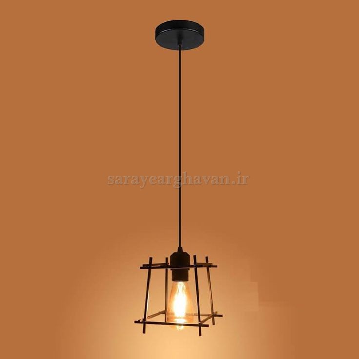 لوستر آویز مدرن فلزی تک شعله طراحی خاص و شیک (قیمت تکی)A129