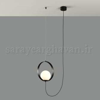 لوستر آویز مولکولی مدرن فلزی  تک شعله با طراحی خاص(ارسال با حباب)  کد A226