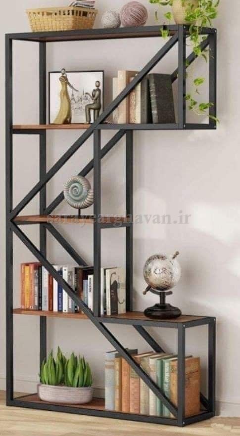 استند(شلف باکس) ایستاده مدرن فلزی شیک (با رویهMDF) G119