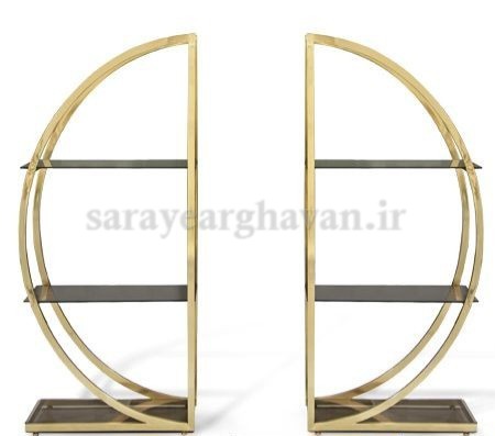 استند(شلف باکس) ایستاده مدرن فلزی، قیمت تکی(با رویه شیشه یاMDF) G144
