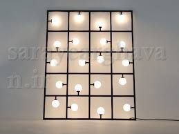 استند دیواری مدرن دکوری چراغ دار، (با ارسال حباب) G149