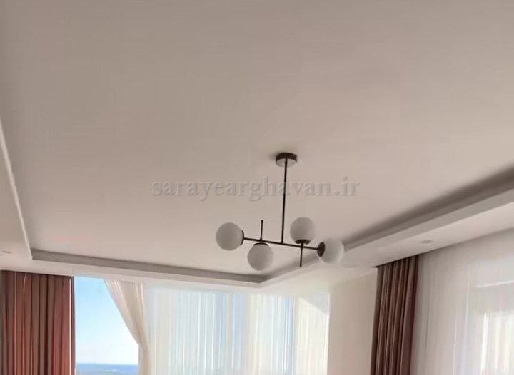 لوستر کانتری مدرن4 شعله زیبا (با ارسال حباب) K130