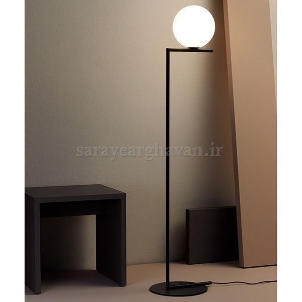 آباژور ایستاده مدرن فلزی تک شعله(ارسال با حباب)  R118