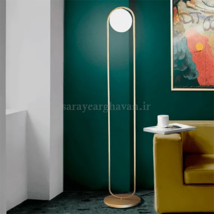 آباژور ایستاده مدرن فلزی تک شعله(ارسال با حباب) R150