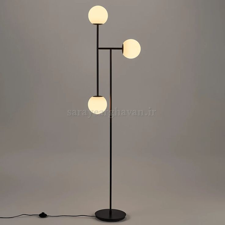 آباژور ایستاده مدرن فلزی3 شعله(ارسال با حباب) R159