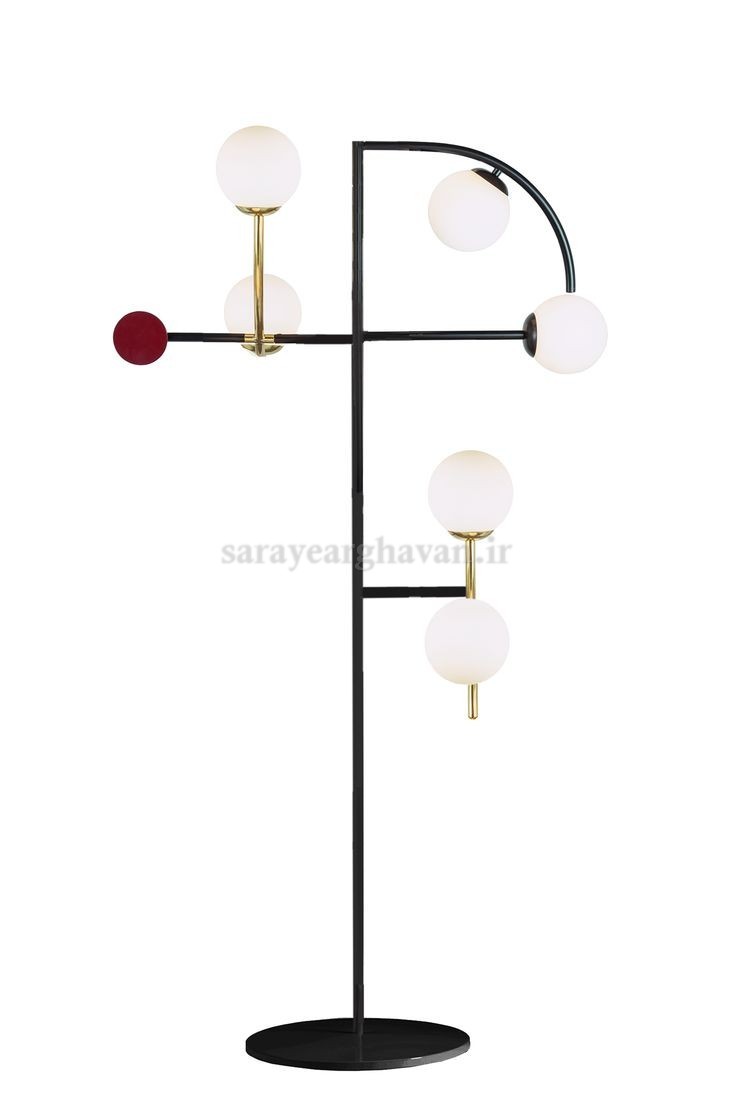 آباژور ایستاده مدرن فلزی 5 شعله(ارسال با حباب) R173