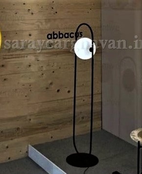 آباژور ایستاده مدرن فلزی تک شعله(ارسال با حباب) R182