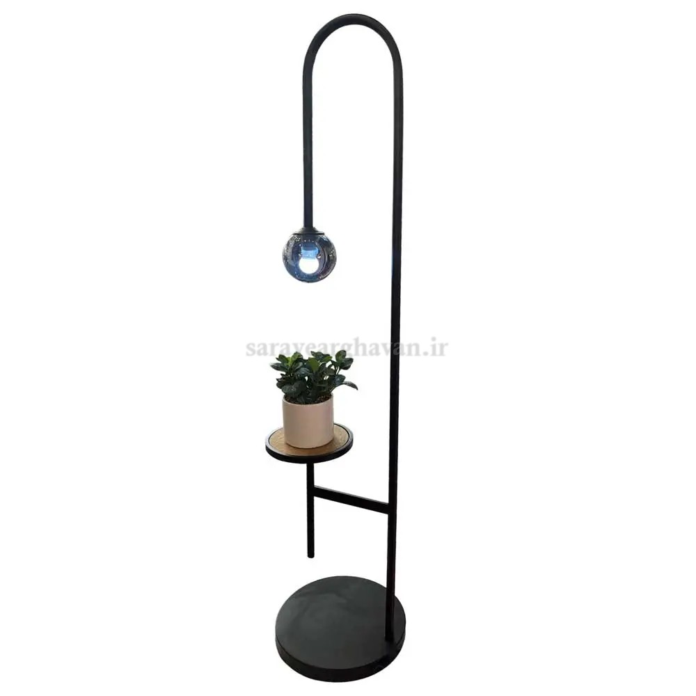 آباژور ایستاده مدرن فلزی تک شعله(ارسال با حباب) R186