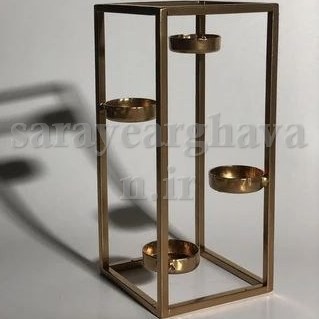 جاشمعی ایستاده مدرن فلزی، لوکس و کاربردی N146
