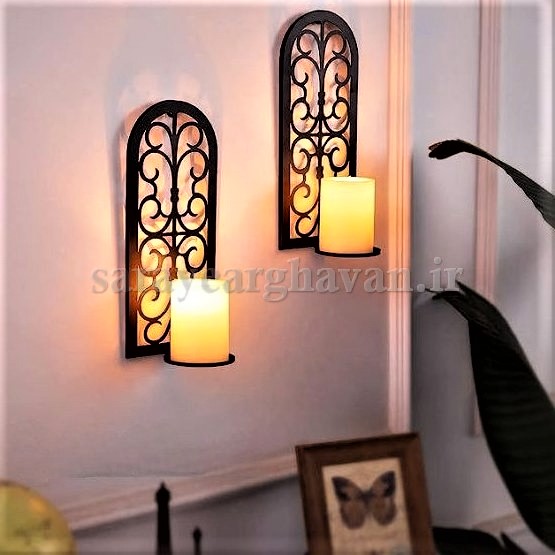 جاشمعی دیواری مدرن فلزی، (قیمت تکی) N135