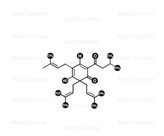 تابلو دکوراتیو فلزی مدرن، کد T155 | طراحی ساختار مولکولی BEER | مینیمال_تابلو لیزری