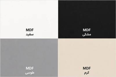 استند(شلف باکس) ایستاده مدرن فلزی کد G132 | با رویه MDF