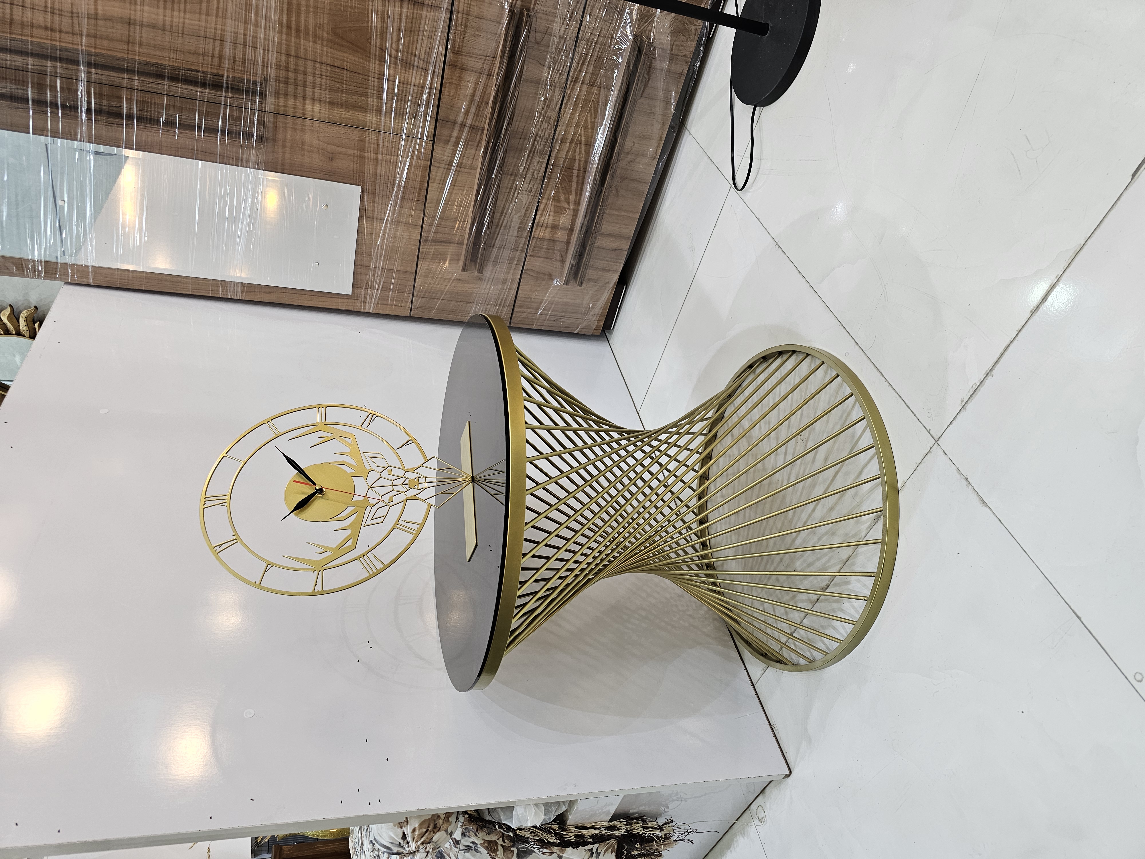 میز خاطره مدرن فلزی کد M155 | رویه MDF مرغوب